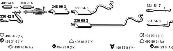 ERNST 030382 Exhaust System